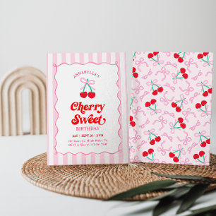 Invitación al cumpleaños de Cherry Sweet