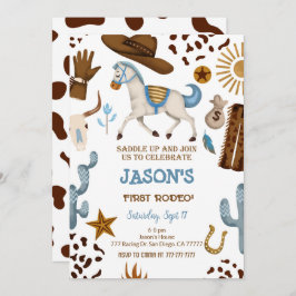 Invitación al cumpleaños de Cowboy