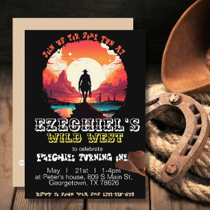 Invitación al cumpleaños de Cowboy, 1ª edición