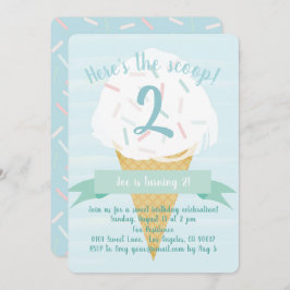 Invitación al cumpleaños de Crema de Hielo Tuuques