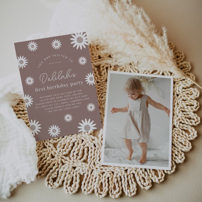 Invitación al cumpleaños de Daisy Photo (Subido por el creador)