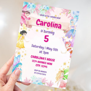 Invitación al cumpleaños de Fairy Garden