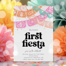Invitación al cumpleaños de Fiesta de chica