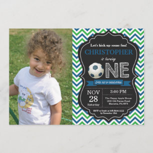 Invitación al cumpleaños de fútbol Fiesta de prime
