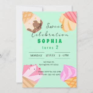 Invitación al cumpleaños de Guay Summer Popsicle