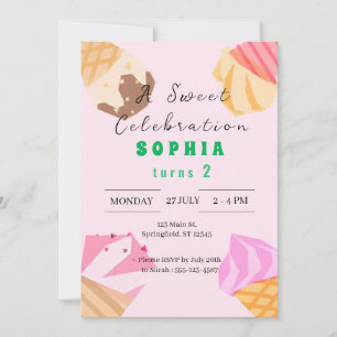 Invitación al cumpleaños de Guay Summer Popsicle