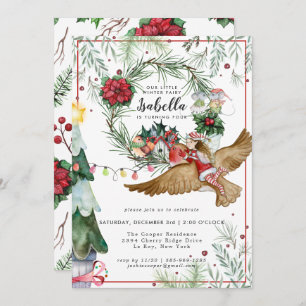 Invitación al cumpleaños de Hada Forestal Invitada