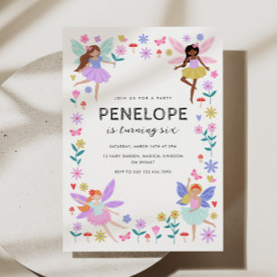Invitación al cumpleaños de hadas