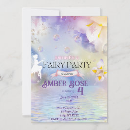 Invitación al cumpleaños de hadas