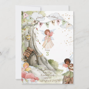 Invitación al cumpleaños de hadas