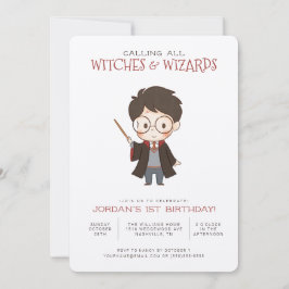 Invitación al cumpleaños de Harry Potter simple