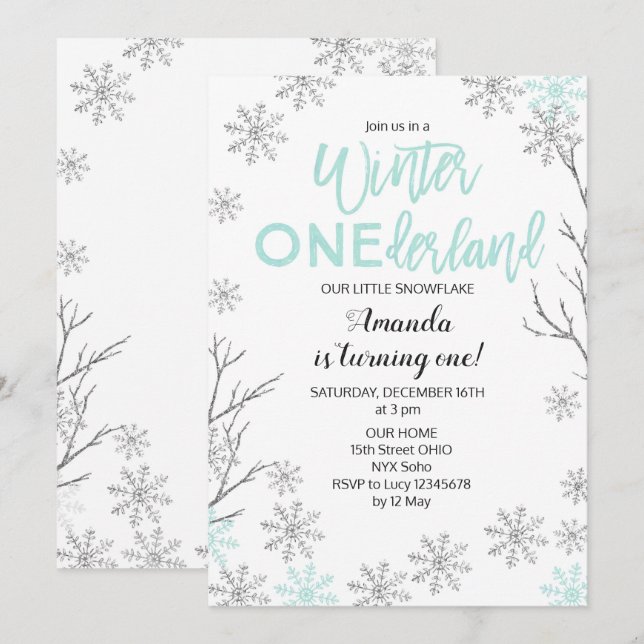 Invitación al cumpleaños de invierno de la Casa Bl (Anverso / Reverso)