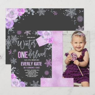 Invitación al cumpleaños de invierno de ONEderland