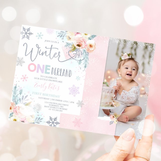 Invitación al cumpleaños de invierno de ONEderland (Subido por el creador)