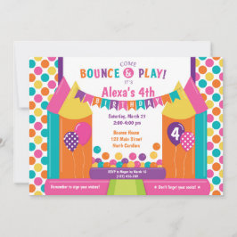 Invitación al cumpleaños de Jump Bounding House Tr