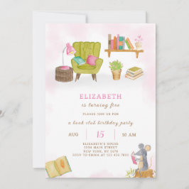 Invitación al cumpleaños de la biblioteca