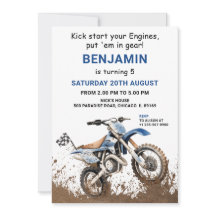 Invitación al cumpleaños de la bicicleta editable 