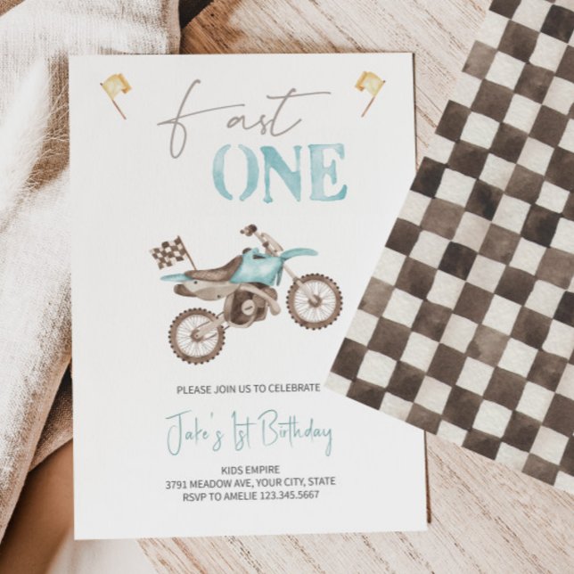 Invitación al cumpleaños de la bicicleta rápida de (Subido por el creador)