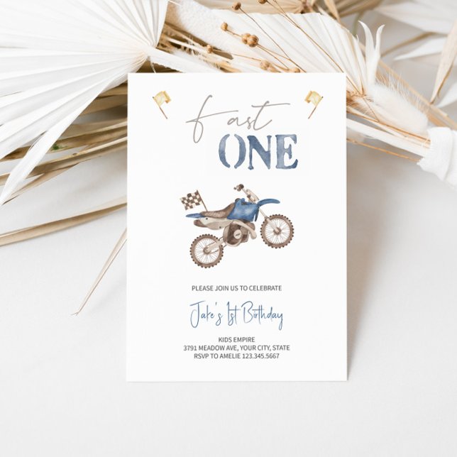 Invitación al cumpleaños de la bicicleta rápida On (Subido por el creador)