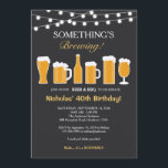 Invitación al cumpleaños de la cerveza, cumpleaños<br><div class="desc">Invitación al cumpleaños de la cerveza,  cumpleaños de adultos</div>