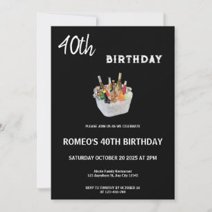 Invitación al cumpleaños de la cerveza helada