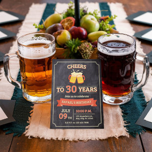 Invitación al cumpleaños de la época de origen bei