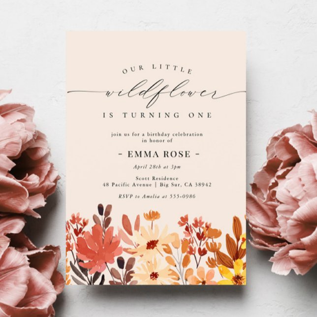 Invitación al cumpleaños de la flor silvestre Caíd (Subido por el creador)