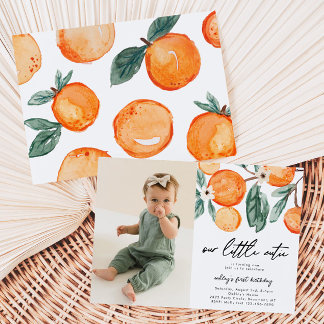 Invitación al cumpleaños de la foto de Cutie Cleme