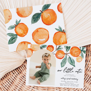 Invitación al cumpleaños de la foto de Cutie Cleme
