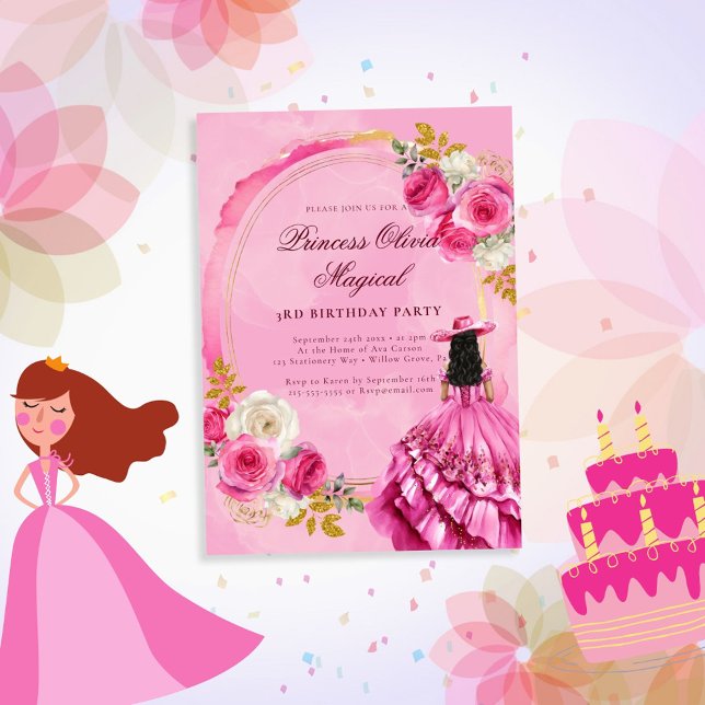 Invitación al cumpleaños de la pequeña Princesa Re (Subido por el creador)
