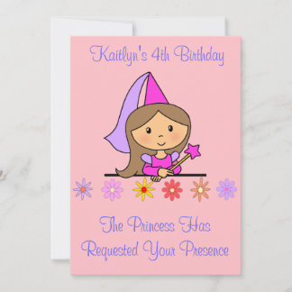 Invitación al cumpleaños de la princesa