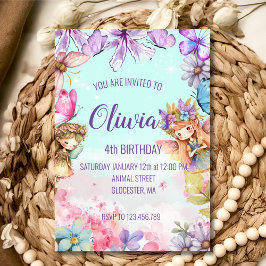 Invitación al cumpleaños de la princesa de cumplea