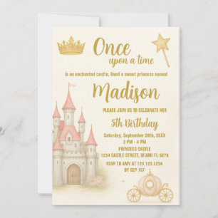 Invitación al cumpleaños de la Princesa del Castil