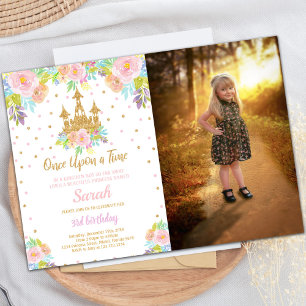 Invitación al cumpleaños de la princesa del castil