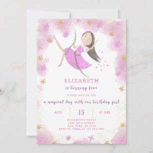 Invitación al cumpleaños de la princesa púrpura