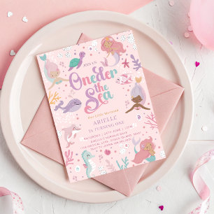 Invitación al cumpleaños de la sirena marina