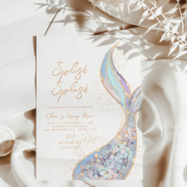 Invitación al cumpleaños de la sirena Splish Splas