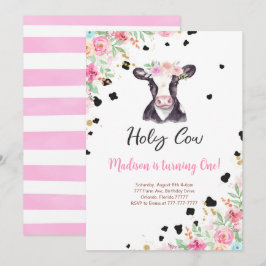 Invitación al cumpleaños de la vaca sagrada