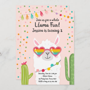 Invitación al cumpleaños de las gafas de sol del c