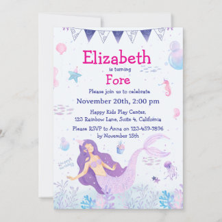 Invitación al cumpleaños de las sirvientas mágicas