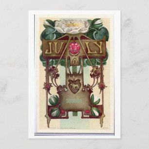 Invitación al cumpleaños de Leo Zodiac de Nouveau 