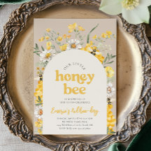 Invitación al cumpleaños de Little Honeybee