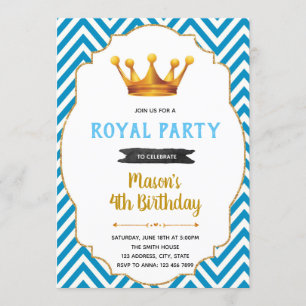 Invitación al cumpleaños de Little Prince