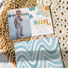 Invitación al cumpleaños de Little Sunshine Photo