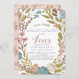 Invitación al cumpleaños de Little Wildflower