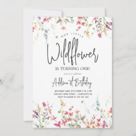 Invitación al cumpleaños de Little Wildflower