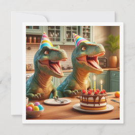 Invitación al cumpleaños de los dinosaurios, anima
