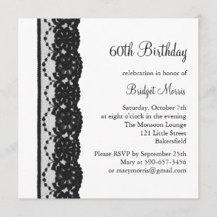 Invitación al cumpleaños de los encajes franceses