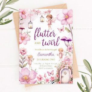 Invitación al cumpleaños de los Jardín de los Hado