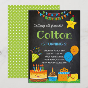 Invitación al cumpleaños de los niños